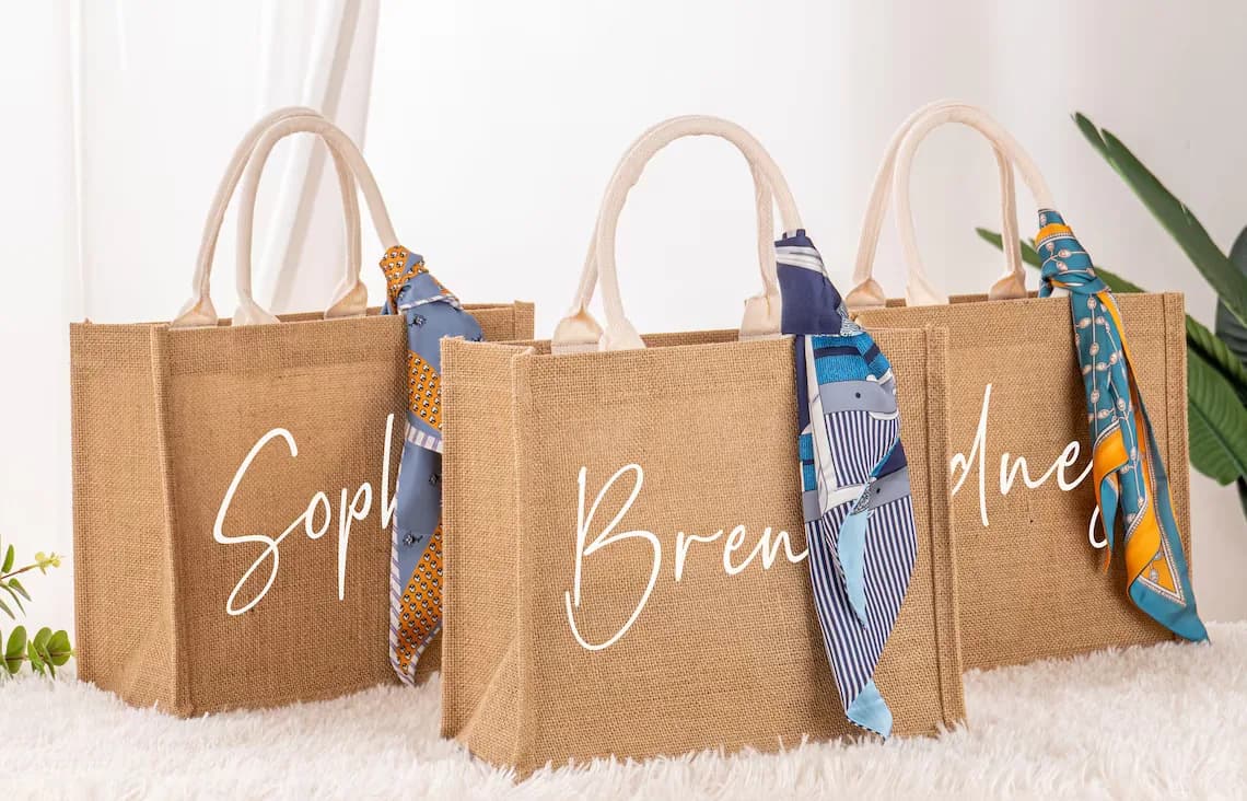 Jute Wine Bags